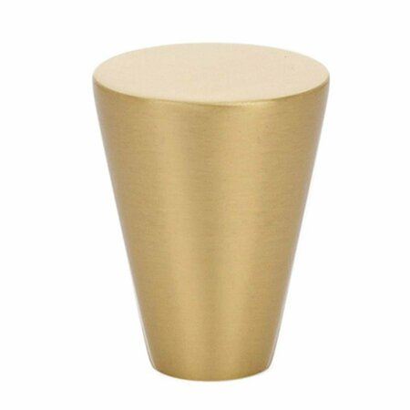 PATIOPLUS 1 in. Cabinet Knob, Satin Brass PA2046385